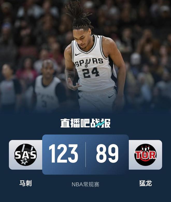 马刺复仇成功，领先优势拉大
